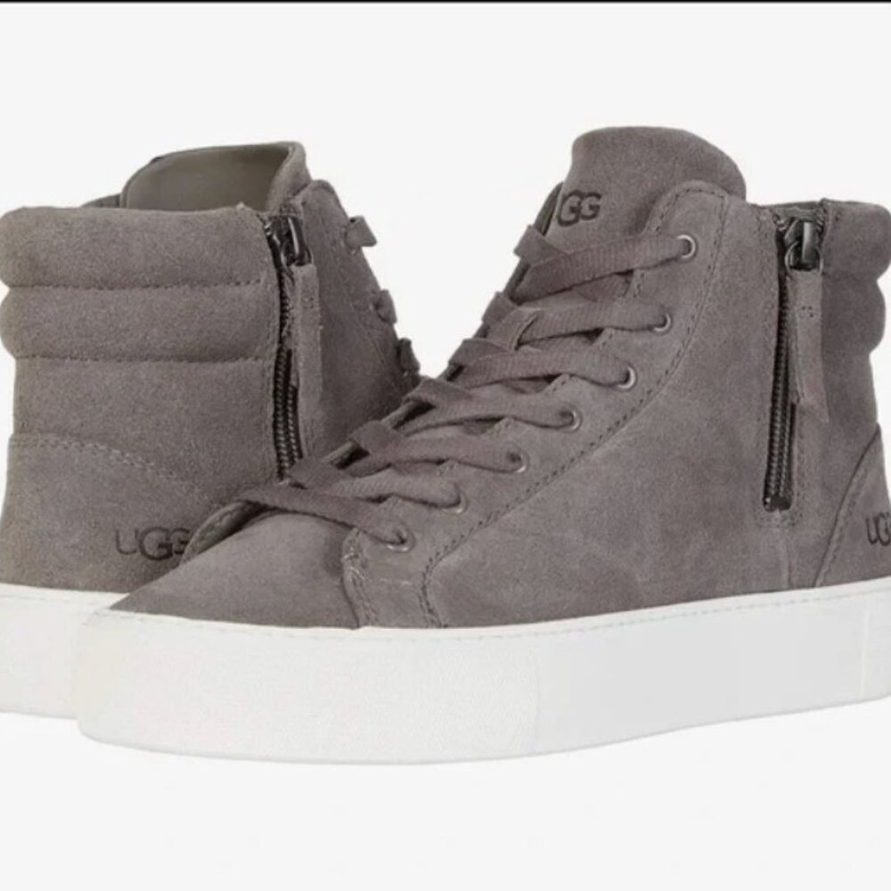 UGG® Olli High Top Sneaker, Grey, Size 8 (women)